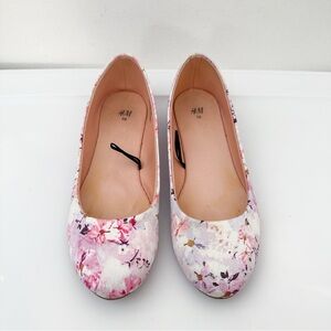 H&M Pink Floral Ballet Flats